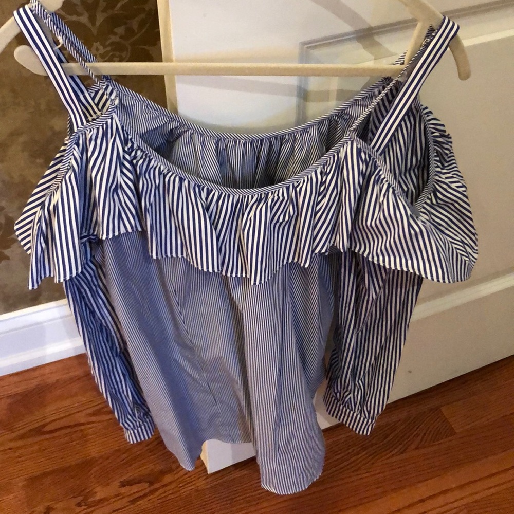 100% cotton striped top